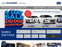 Tablet Screenshot of chadstonehyundai.com.au